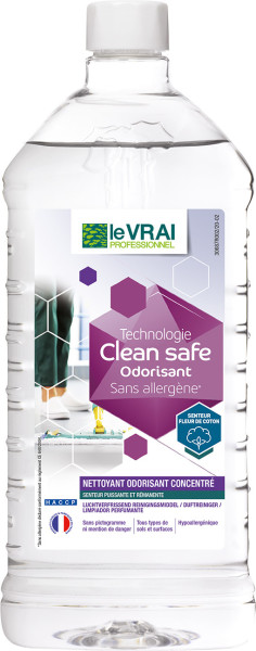CLEAN SAFE NETTOYANT ODORISANT CONCENTRE 1L Hygiène des sols