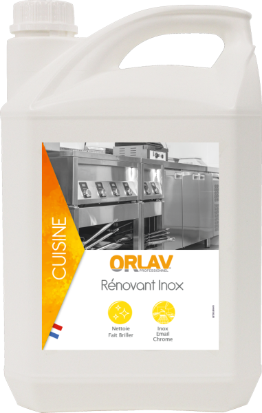 Renovant Inox Agrée contact Alimentaire - Bidon 5L Entretien des surfaces