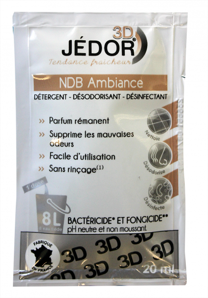 Jedor 3D Detergent 250 Dosettes De 20Ml - Parfum Au Choix Hygiène des sols