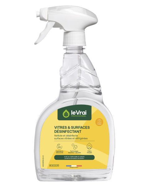 Le Vrai Vsd Nettoyant Multisurfaces Desinfectant/ Pulve 750Ml Hygiène en restauration