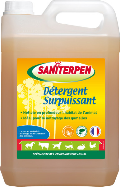 Saniterpen Detergent Surpuissant - Bidon De 5 Litres Le VRAI