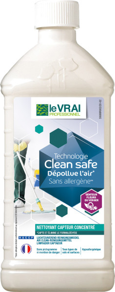 CLEAN SAFE NETTOYANT CAPTEUR CONCENTRE 1L Hygiène générale