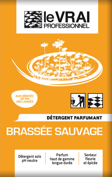 LE VRAI BRASSEE SAUVAGE NETTOYANT DESODORISANT DOSETTES 125*16ML Hygiène générale