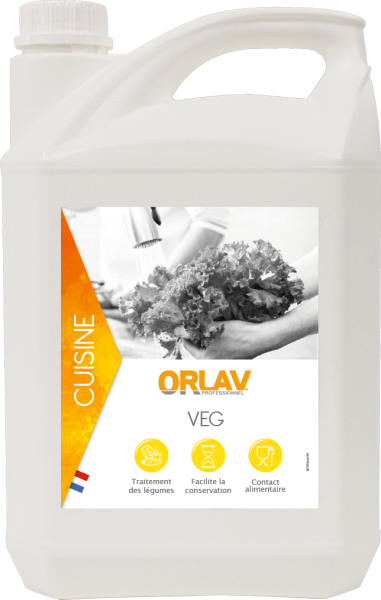 Orlav VEG 2.6% Le Bidon De 5 Litres Hygiène en restauration