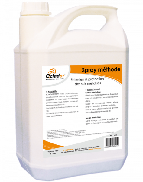 Eclador Spray Methode Le Bidon De 5 Litres Entretien des sols non protégés