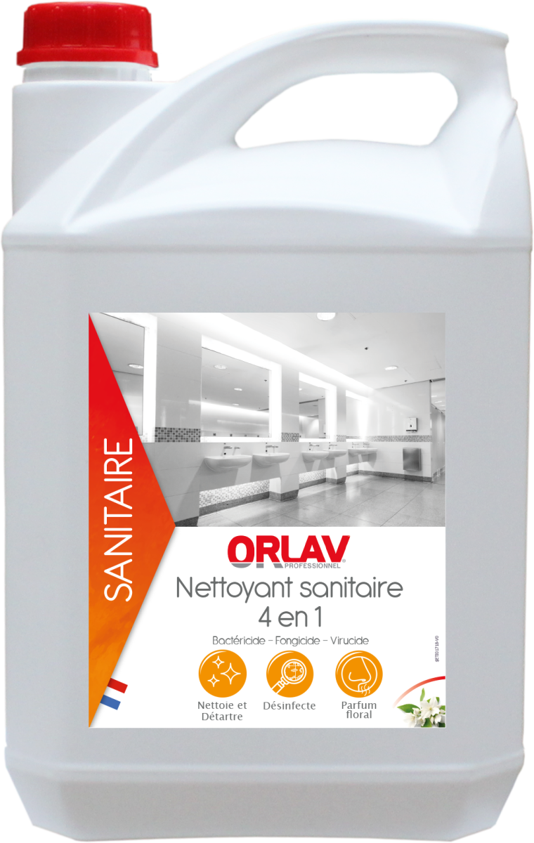 Orlav Nettoyant Detartrant Ds Sanitaire Le Bidon De 5 Litres