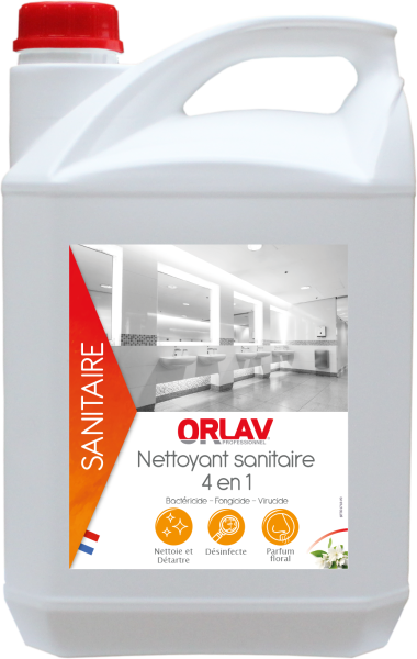 Orlav Nettoyant Detartrant Ds Sanitaire Le Bidon De 5 Litres Entretien des sanitaires