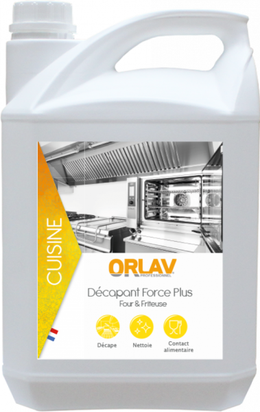 Orlav Decapant Four Grill Friteuse / 5L Hygiène en restauration