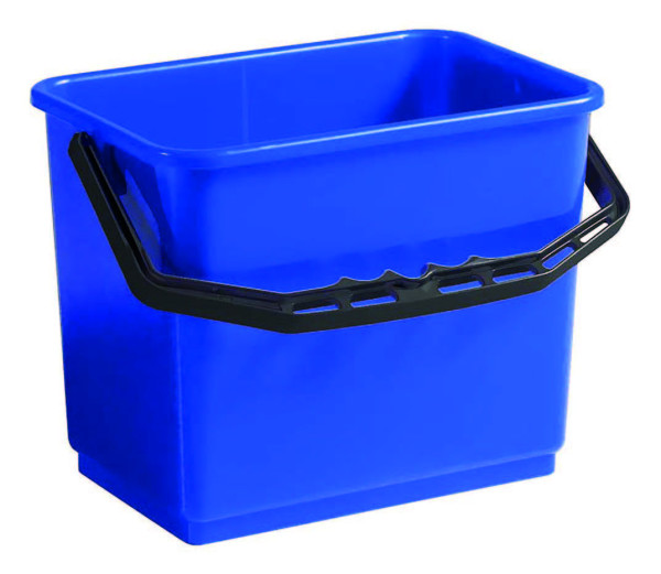 Seau Polyethylene Bleu Capacite 6 L Chariot de lavage