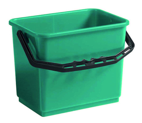 Seau Polyethylene Vert Capacite 6 L Chariot de lavage