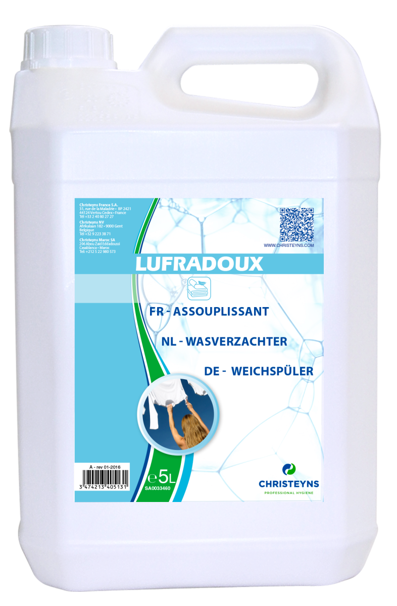 Assouplissant Textile Lufradoux Le Bidon De 5L