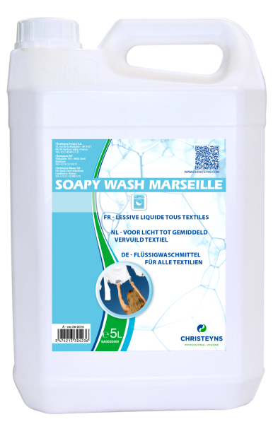 Lessive Liquide Soapywash au savon de marseille - 5 Litres Hygiène du linge