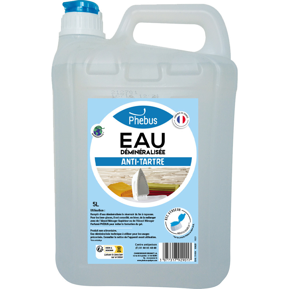 Phébus eau déminéralisée 5 litres