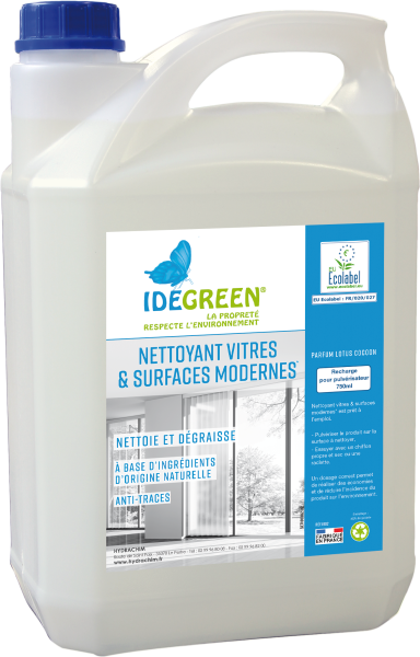 Nettoyant Vitre Et Surface Moderne Ecologique Idegreen Le Bidon De 5 Litres Hygiène générale