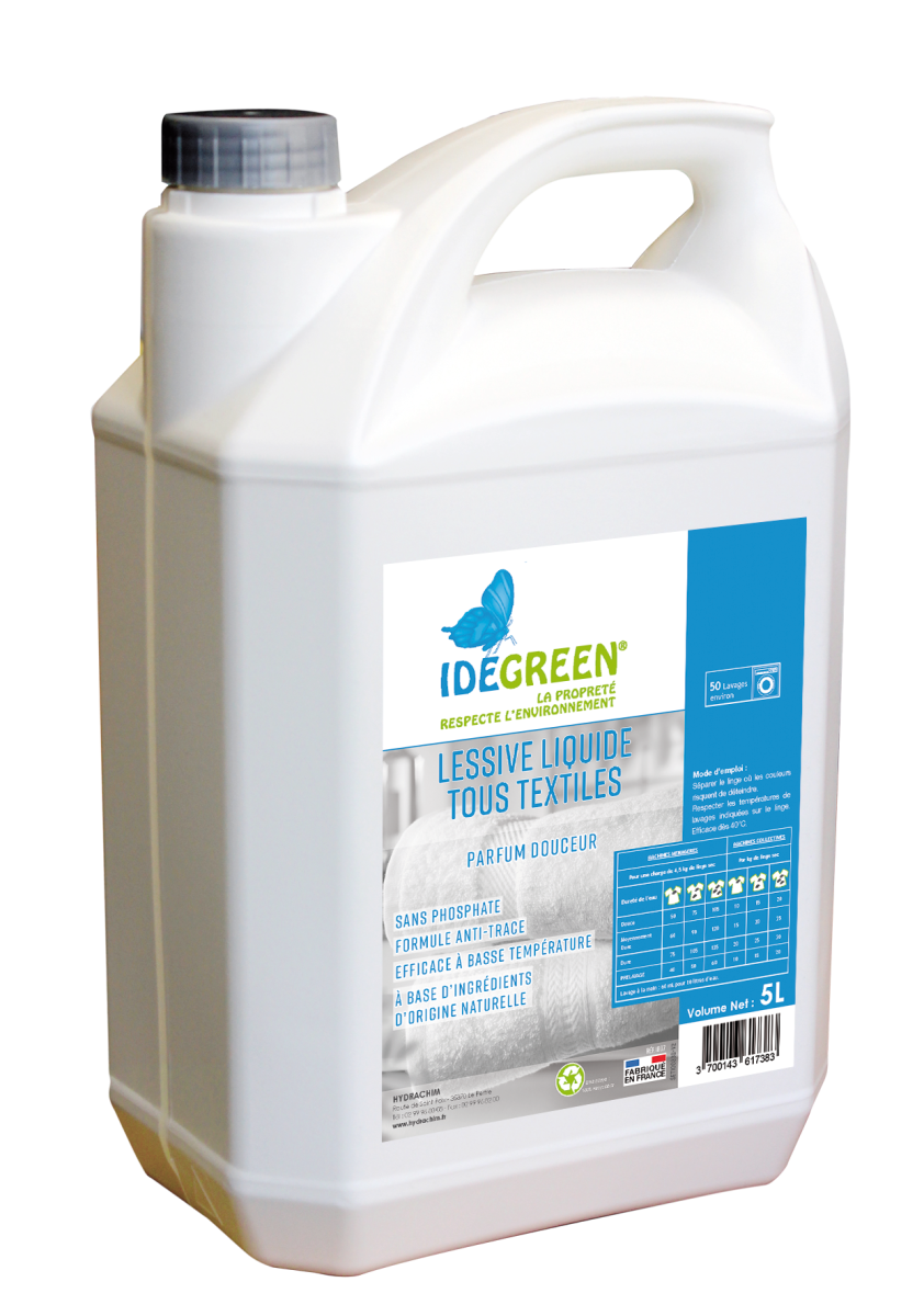 Lessive Liquide Ecologique Idegreen Le Bidon De 3 Litres