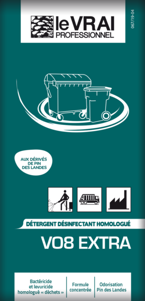 Le Vrai Vo 8 Desinfectant Bactericide Pour Vide Ordure Le Bidon De 5Litres