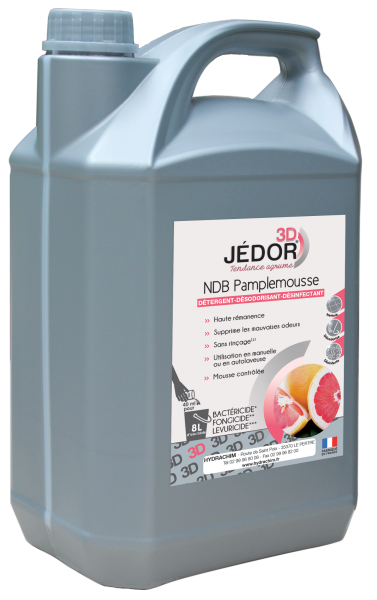 Jedor 3D Detergent -Le Bidon De 5 Litres Parfum Au Choix( Floral,Pamplemousse,Citron Vert,Ambiance) Entretien des sols non protégés