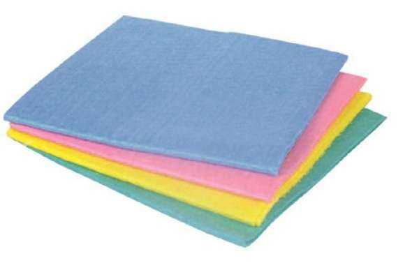 Lavette Non Tisse 38X40Cm 140G/M? Couleur Bleu Lavette & Microfibre