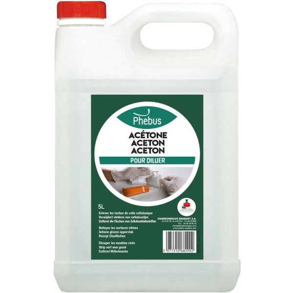 ACETONE 5L Hygiène en restauration