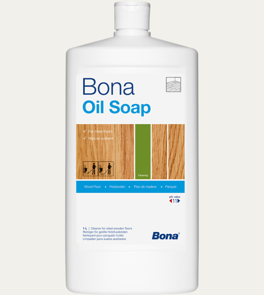 Bona Soap Cleaner Parquet Huile Le Bidon De 1 Litre Hygiène des sols