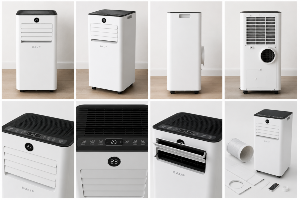 Climatiseur portable Series J 9000 BTU – Climatiseur mobile réversible avec Wi-Fi Nouveautés