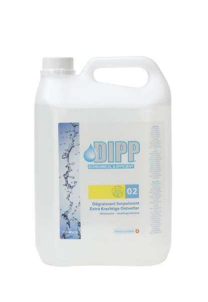 Dipp Lot De 2 Bidons De 5 Litres Super Degraissant Hygiène en restauration