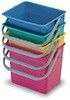 Seau Polyethylene Bleu Capacite 6 L Chariot de ménage