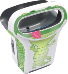 Lot de 3 seaux essoreurs 10L rotatif easy mop avec balai, Lave et séche  les sols, Livré avec 1 recharge microfibre de rechange, Manche  téléscopique