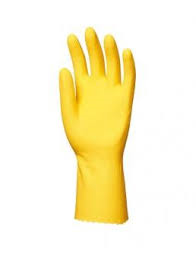 Gants De Nettoyage Jaune PVC Étanche Pour Domestique , Cuisine , Lessive  Plats - long style, Mode en ligne