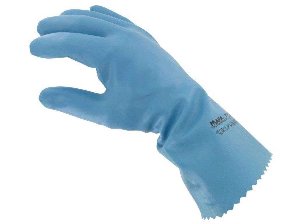 Paire De Gants De Menage Jersette 300 Bleus