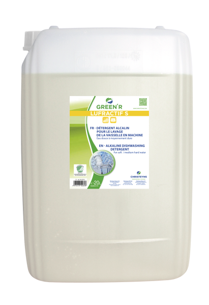 GREEN R Lufractif S spécial eau douce à moyennement dure - Bidon 5L ou 20L Hygiène en restauration