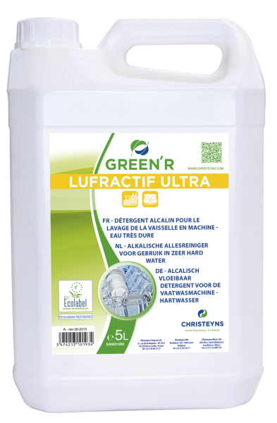 GREEN R Lufractif ultra spécial eaux dures - Bidon 5L ou 20L Accueil
