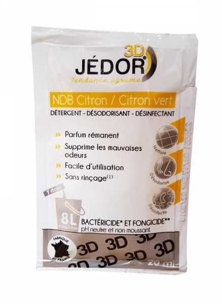 Jedor 3D Detergent 250 Dosettes De 20Ml - Parfum Au Choix Entretien des sols non protégés