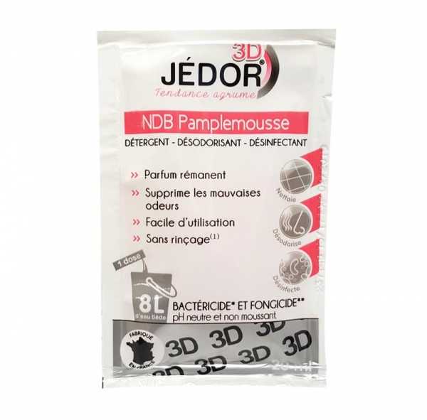 Jedor 3D Detergent 250 Dosettes De 20Ml - Parfum Au Choix Entretien des sols non protégés