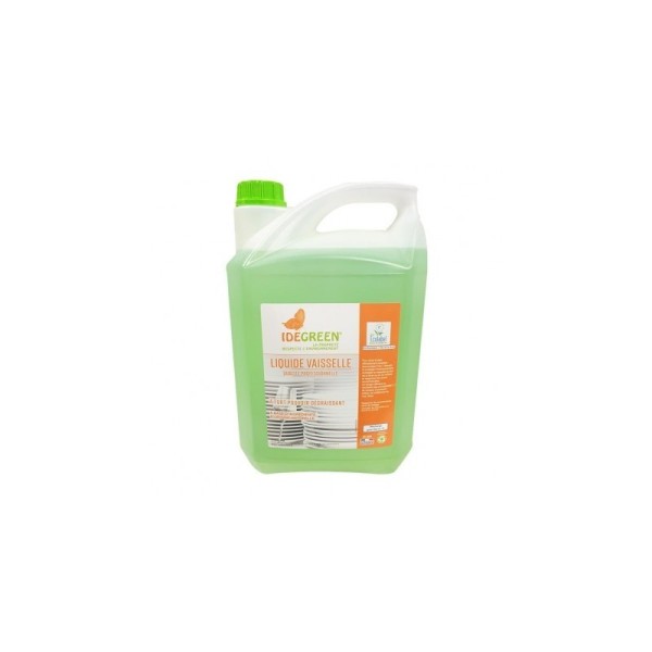 Idegreen Liquide Vaisselle Ecolabel Le Bidon De 5Litres Vaisselle mains