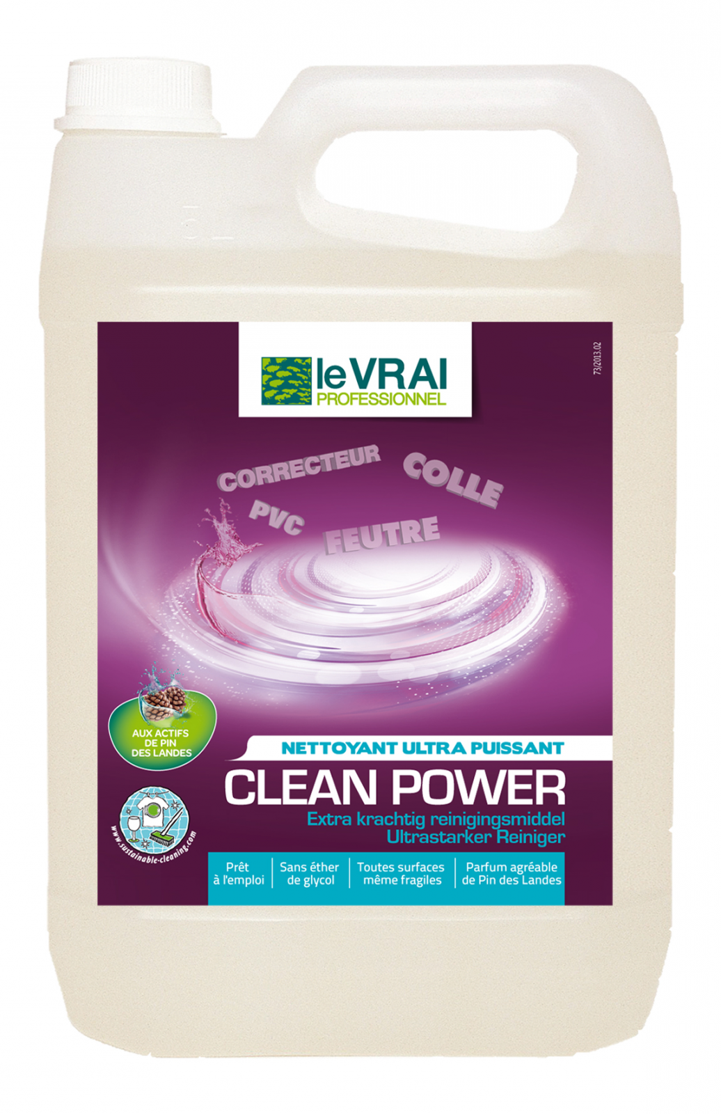 Le Vrai Clean Power Detachant Ultra Puissant 5 Litres