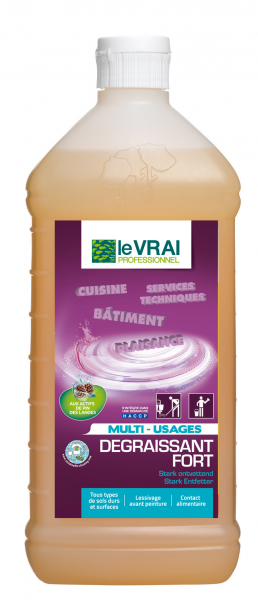 Degraissant Surpuissant Sols Et Surfaces / 1 Litre Entretien des sols non protégés