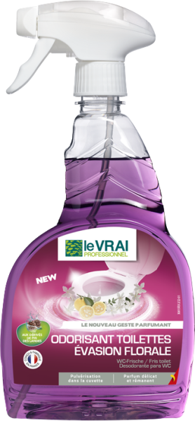 LE VRAI - ODORISANT TOILETTES - 750 Ml Surodorant et désodorisant