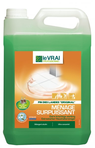 Le Vrai - Menage Surpuissant Concentre - 5 Litres Entretien sols et surfaces