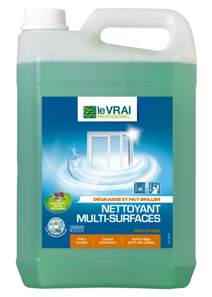 Nettoyant Multi Surfaces Le Vrai / 5L Hygiène générale