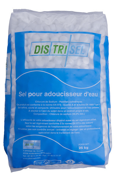 Sel Pour Adoucisseur Le Sac De 25Kg A Commander Par Multiple De 40 Sacs Vaisselle machine