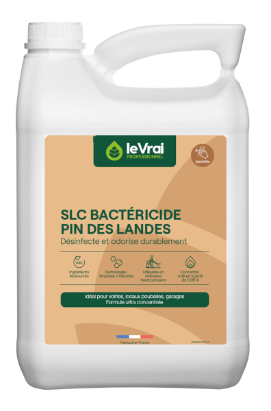 Le vrai professionnel slc bactéricide pin des landes désinfectant odorisant puissant 5 Litres Gestion des déchets