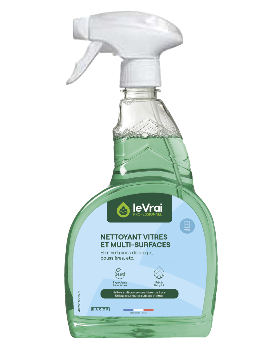 Nettoyant Vitres et Surfaces VSD - LE VRAI - 750mL - Chiffons & Produits