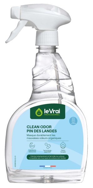 Le vrai professionnel clean odor pin des landes élimine les mauvaises odeurs - Spray 750ml Désodorisants