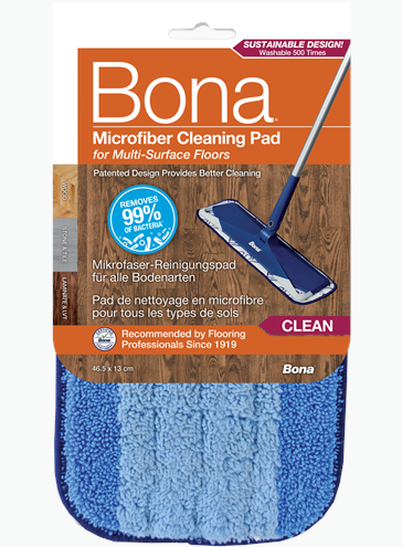 Pad lavable velcro en microfibres pour SPRAY MOP Protection des sols