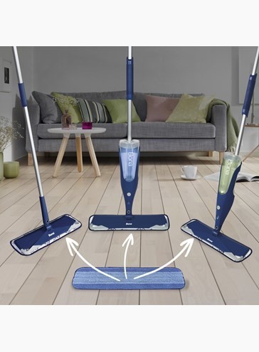 Pad lavable velcro en microfibres pour SPRAY MOP Hygiène des sols