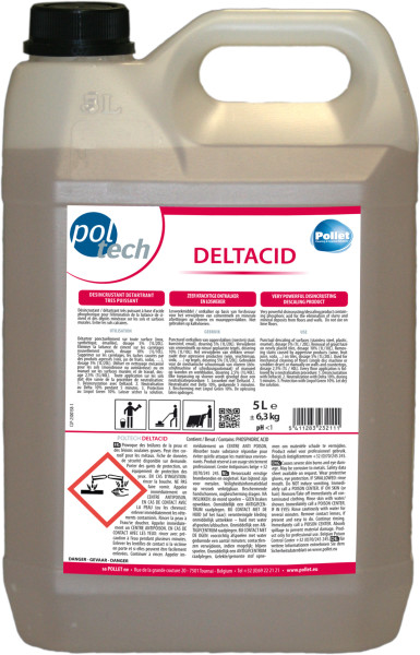 DELTACID 5L Hygiène des sanitaires