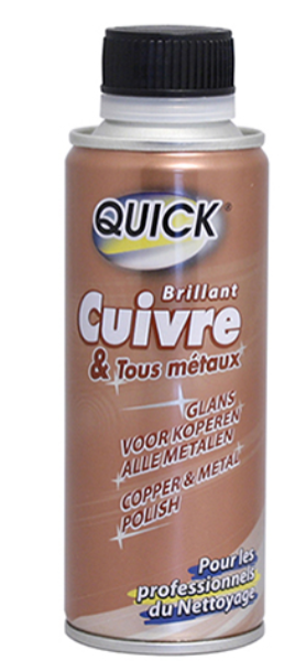 ENTRETIEN CUIVRE & MÉTAUX QUICK - Flacon 200ml Hygiène en restauration