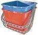 Seau Polyethylene Capacite 15L Bleu Chariot de ménage