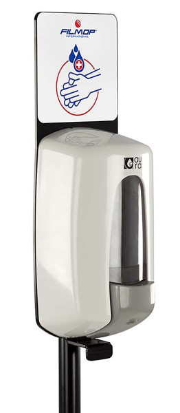 SLIM Station de désinfection manuel Distributeur de savon